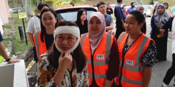 ‘Fire Drill’ latih pasukan dan staf PPIB UMS hadapi saat genting
