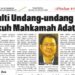 Mahkamah Adat Sabah peroleh impak positif Fakulti Undang-Undang UMS