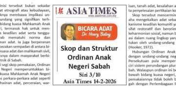 Skop dan Struktur Ordinan Anak Negeri Sabah