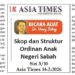Skop dan Struktur Ordinan Anak Negeri Sabah